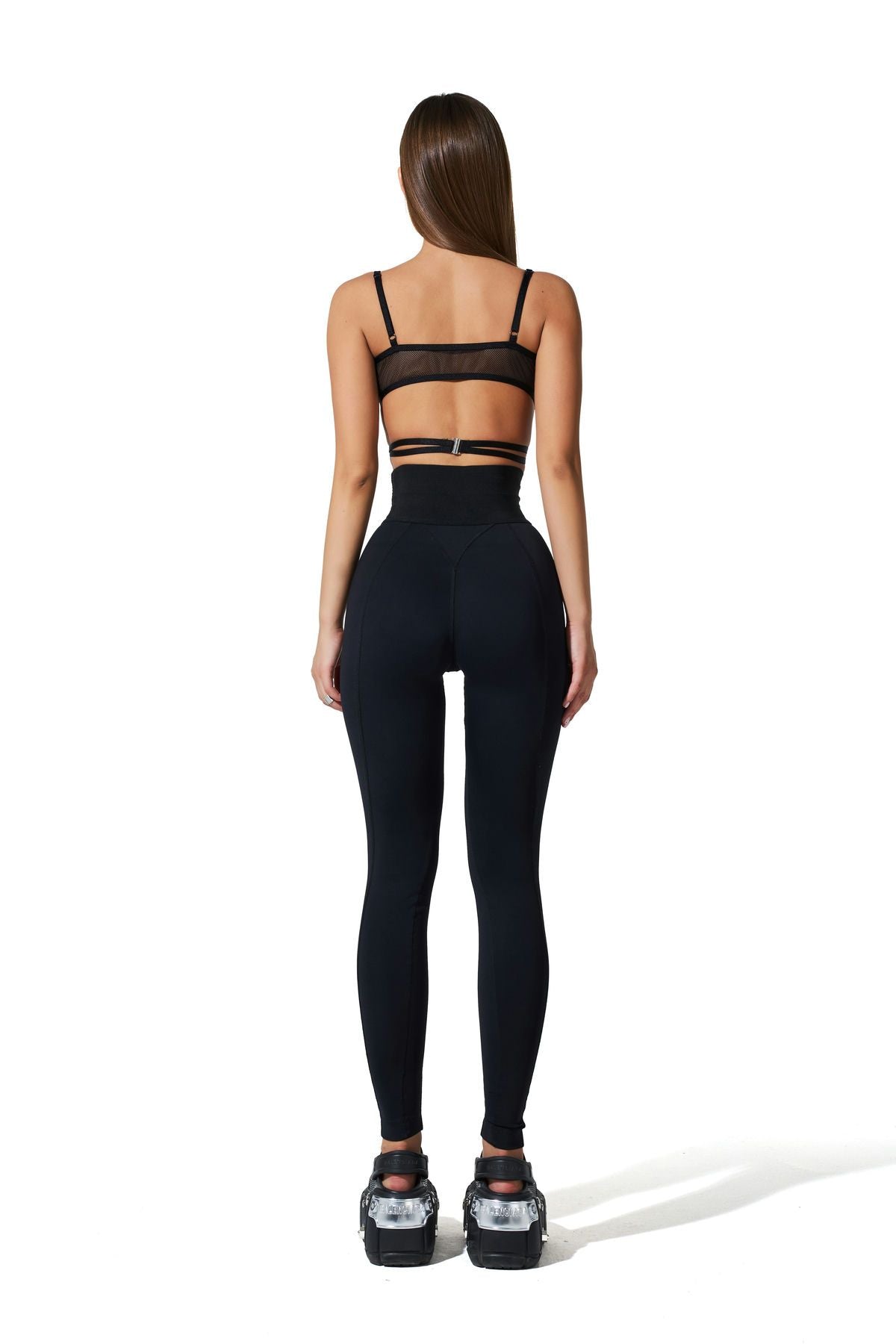 Leggings mit dekorativen Schnitten