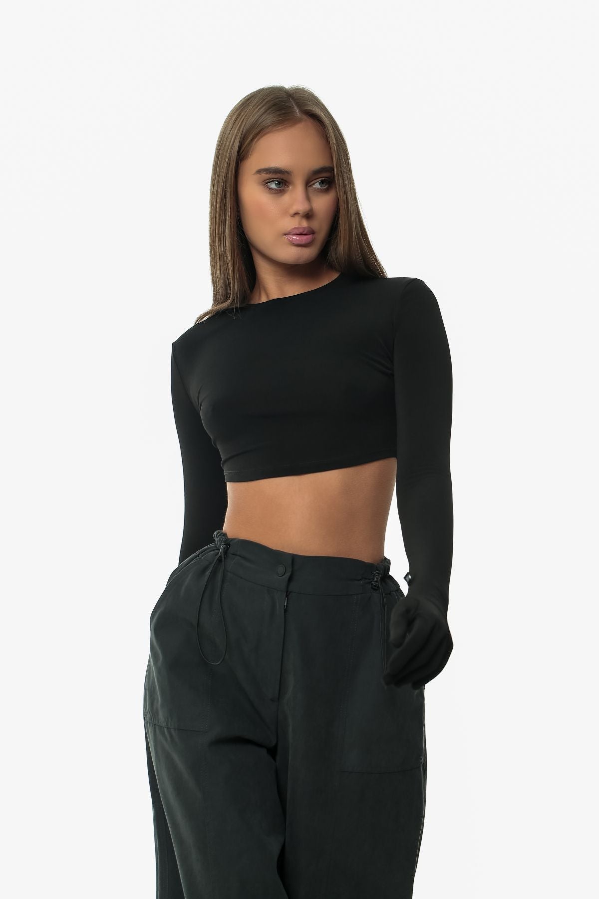 Top mit Handschuhärmeln