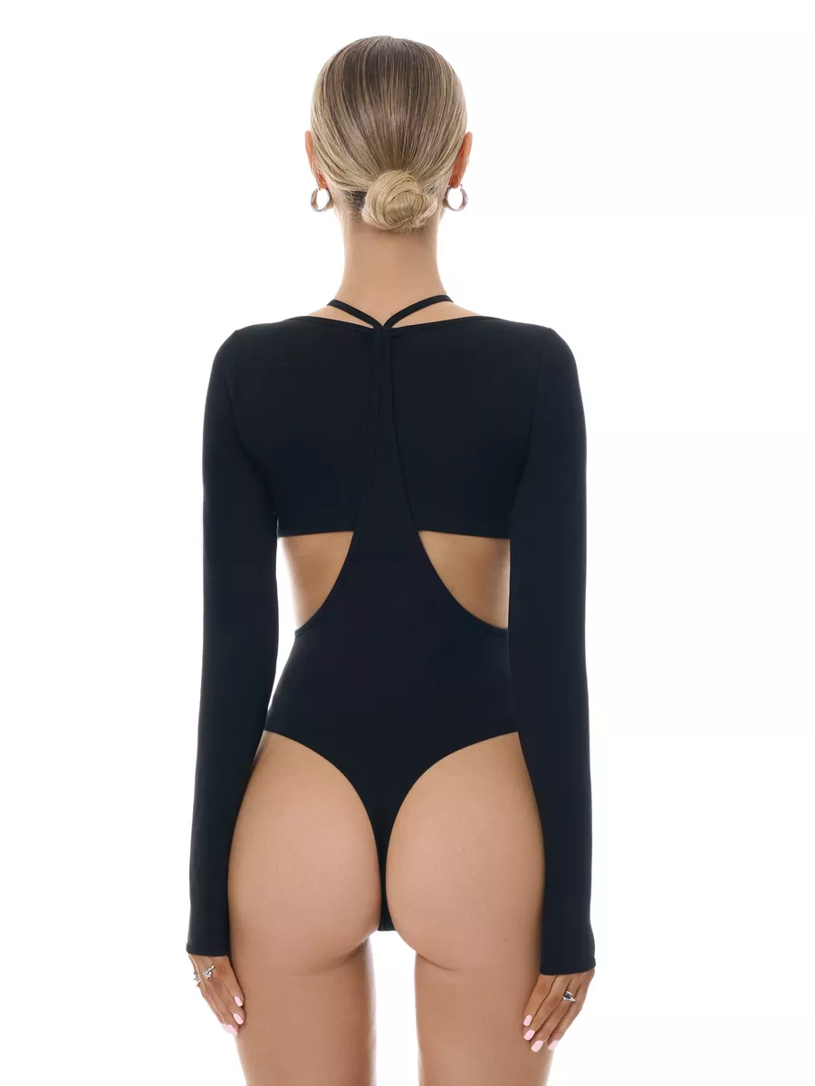 Bodysuit mit Ausschnitt