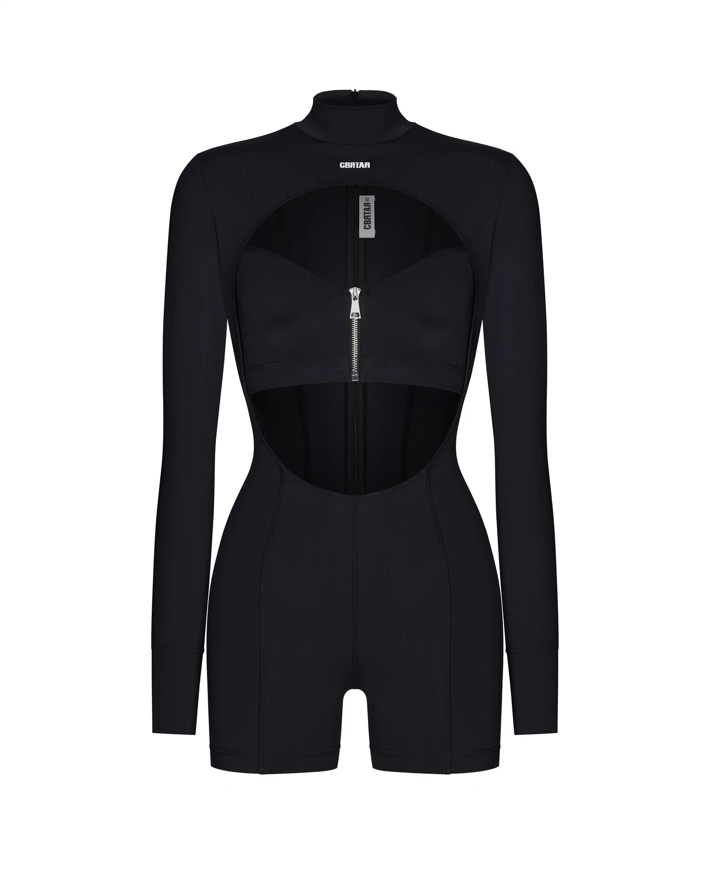 Playsuit with decorative cut-out