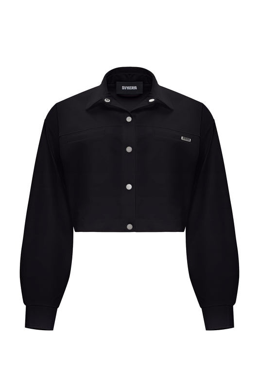 Cropped luxury shirt