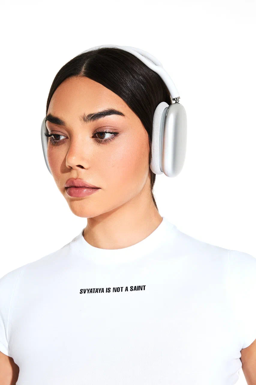 Mini-T-Shirt SVYATAYA IS NOT A SAINT