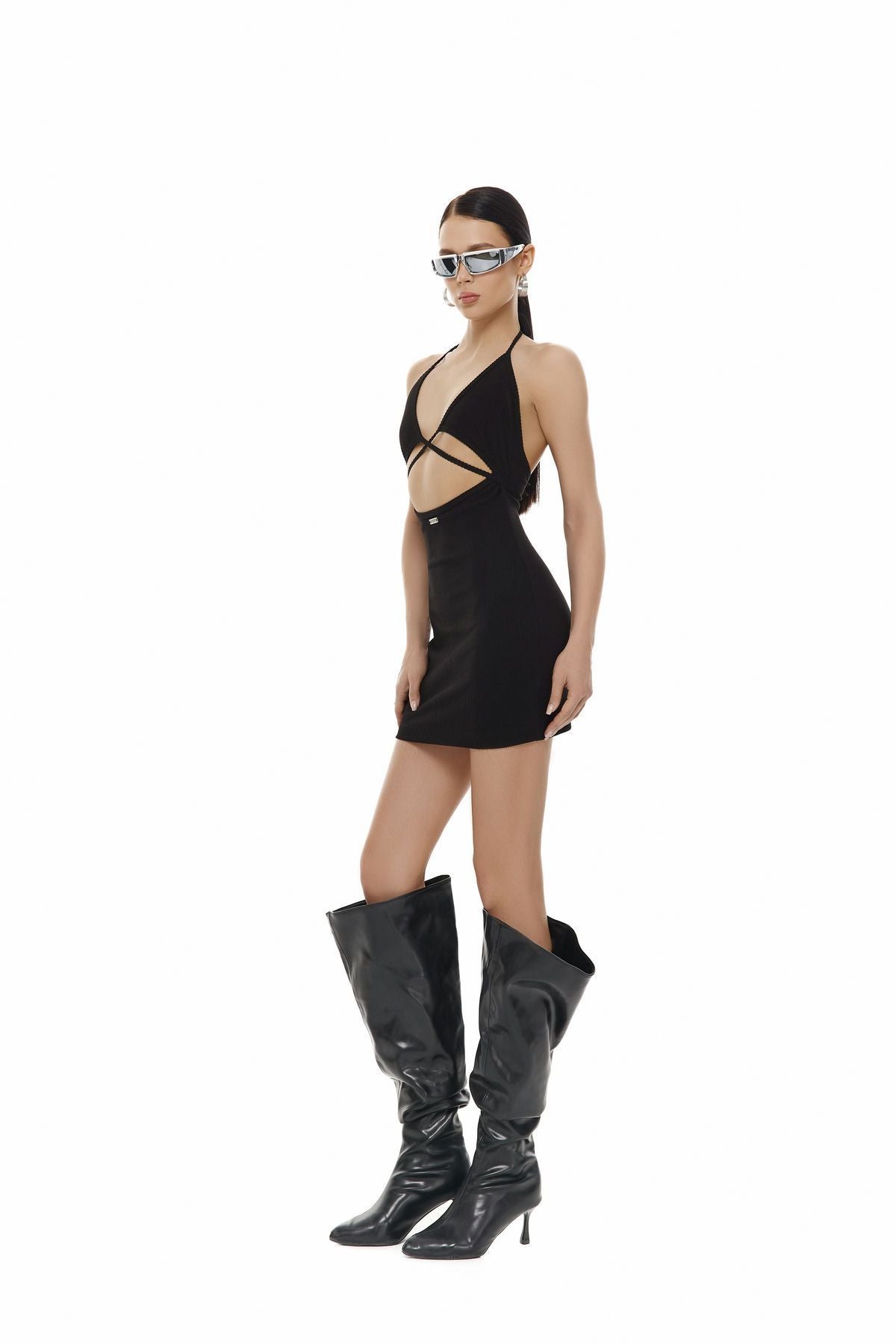 Minikleid mit Corsage