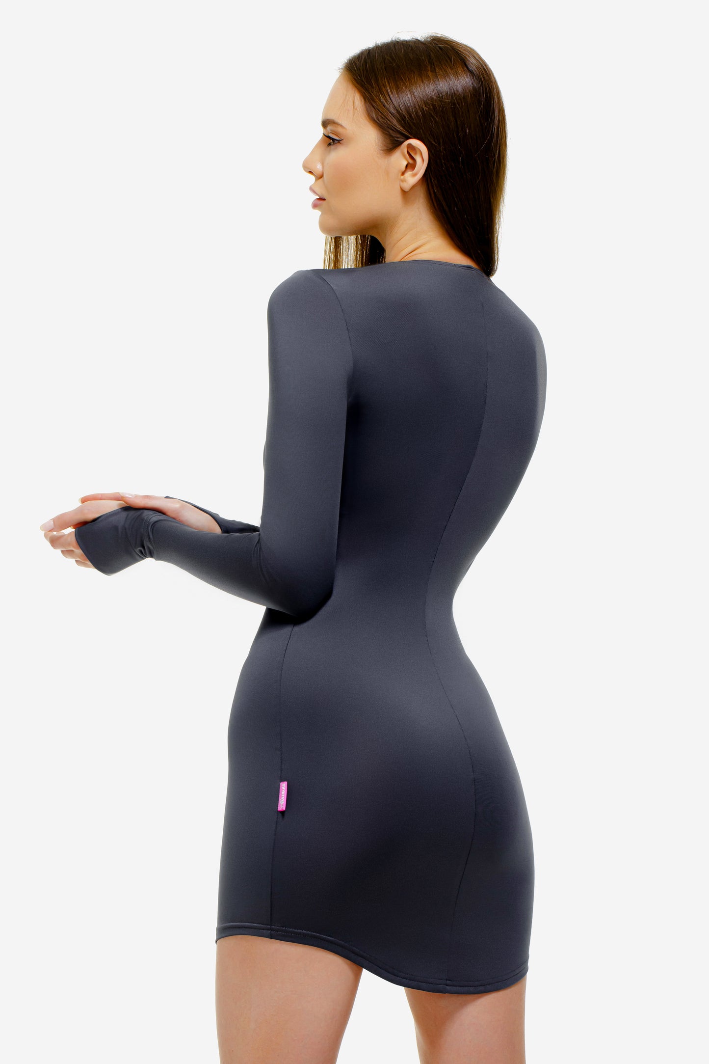 Biflex Minikleid Graphite
