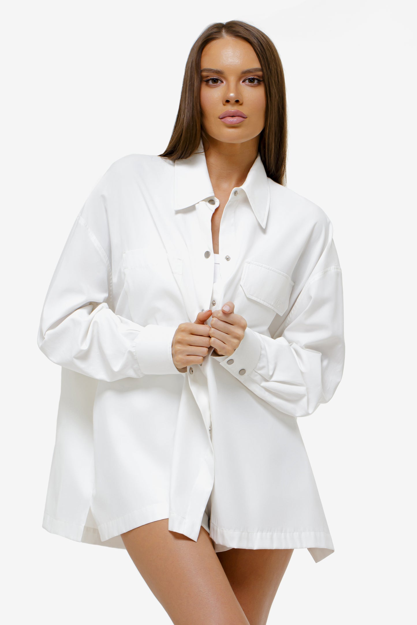 Oversize Hemd, Weiß