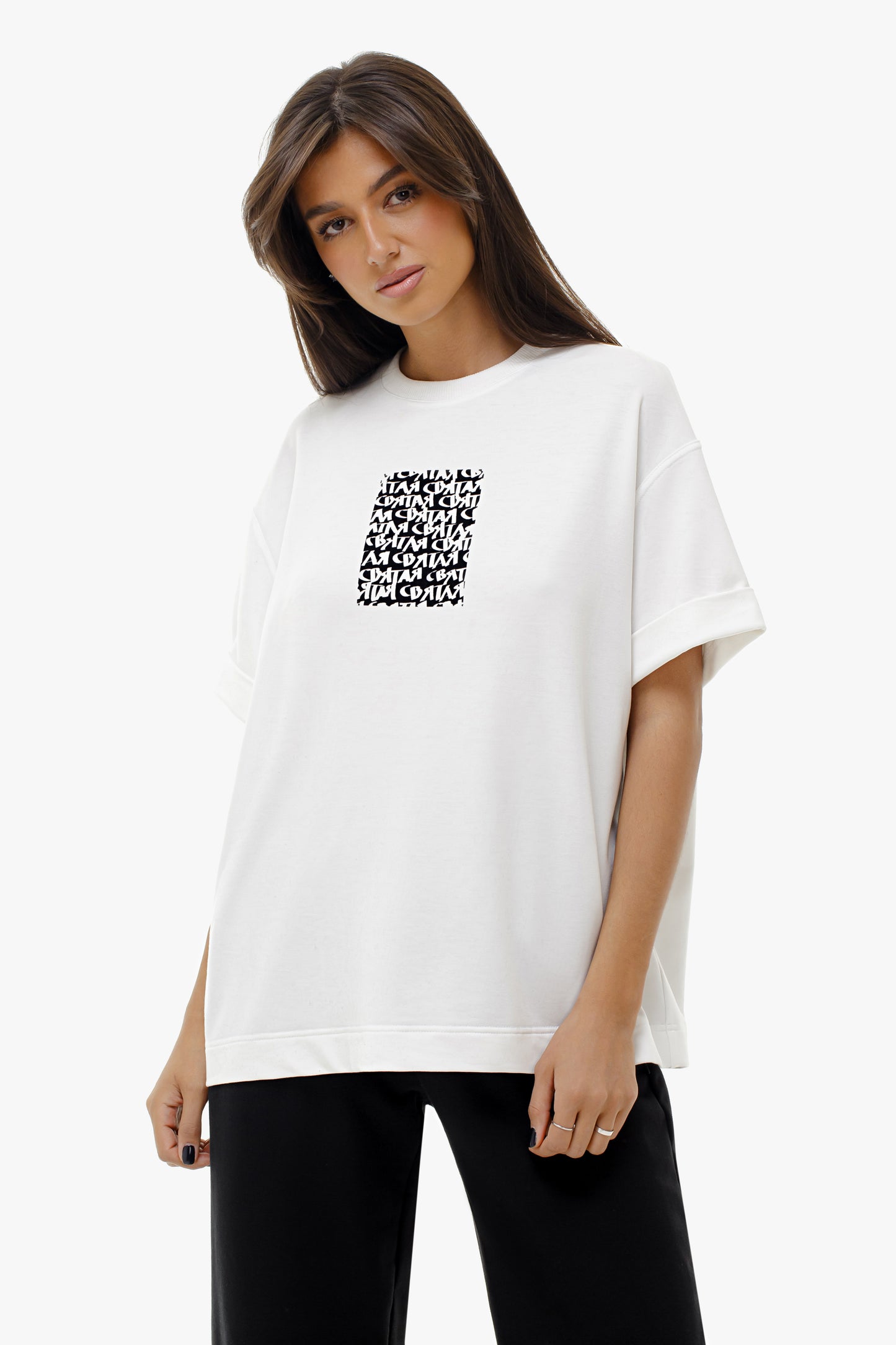 T-Shirt mit Manschetten