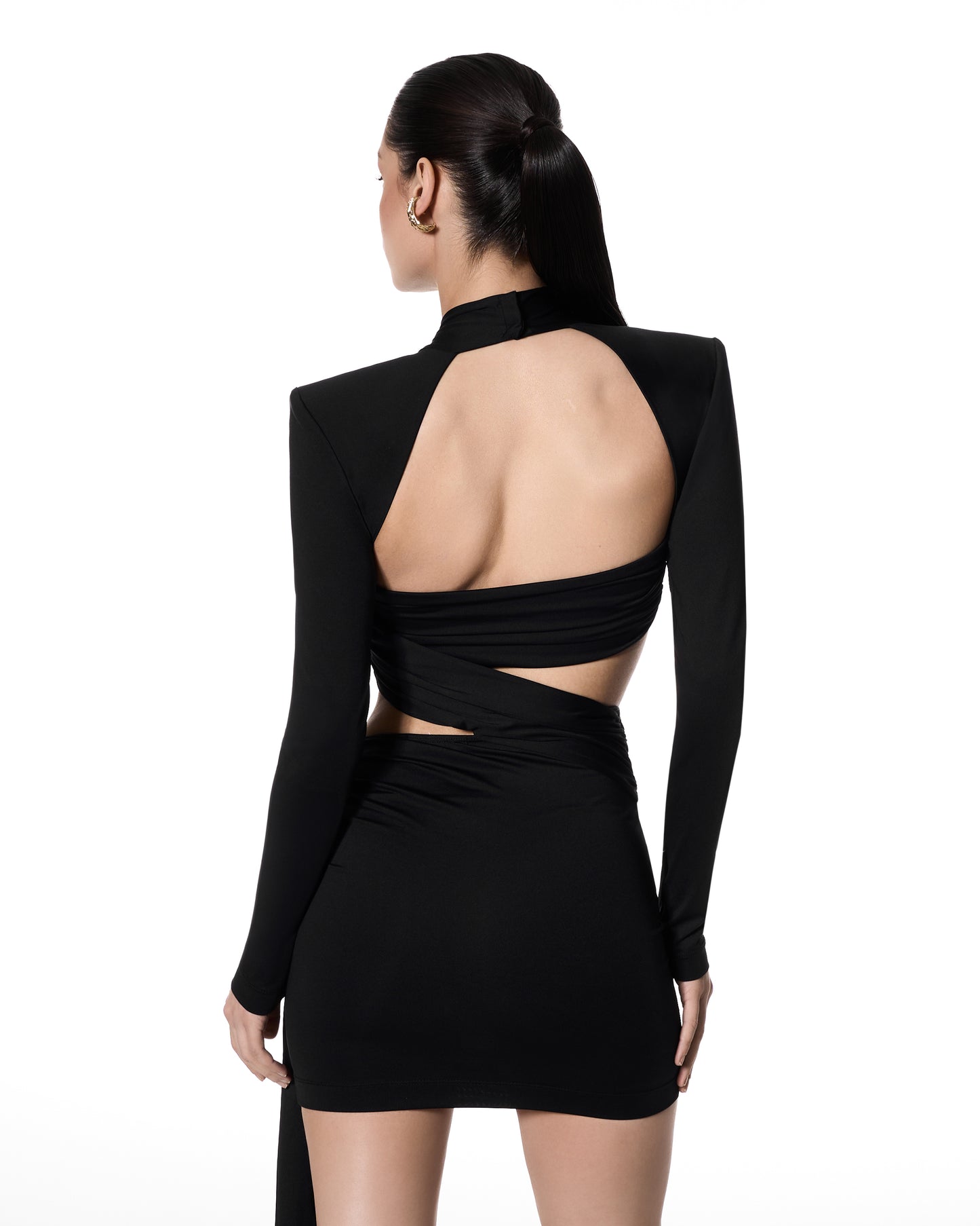 Exquisites Drapé-Minikleid