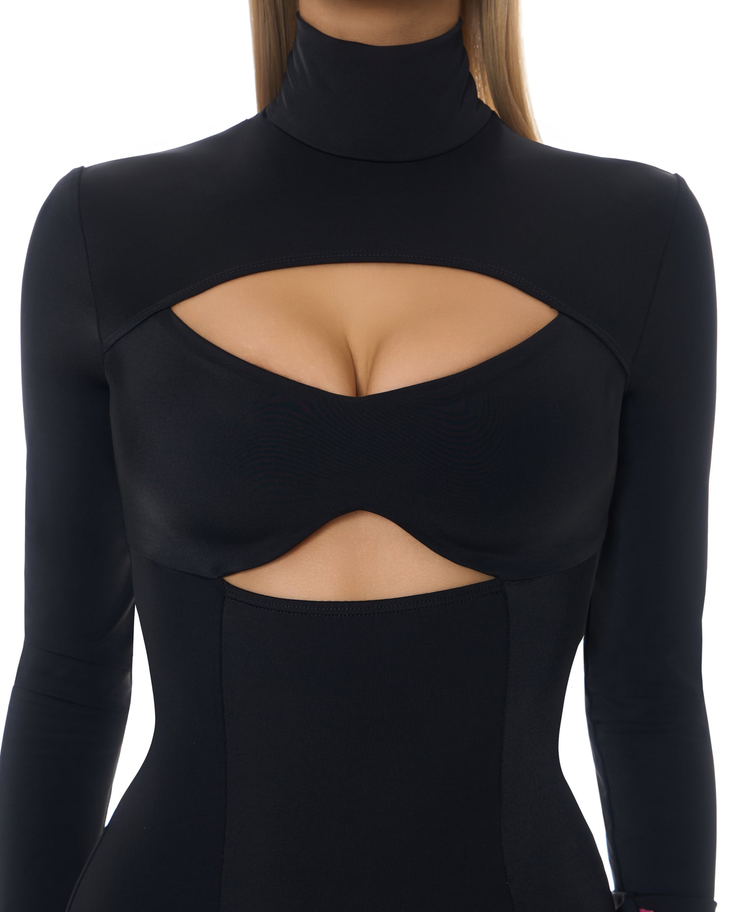 Minikleid mit akzentuiertem Oberteil