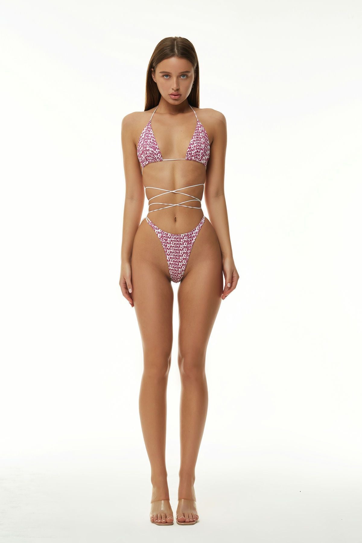 Bedruckter Badeanzug SVYATAYA, Fuchsia