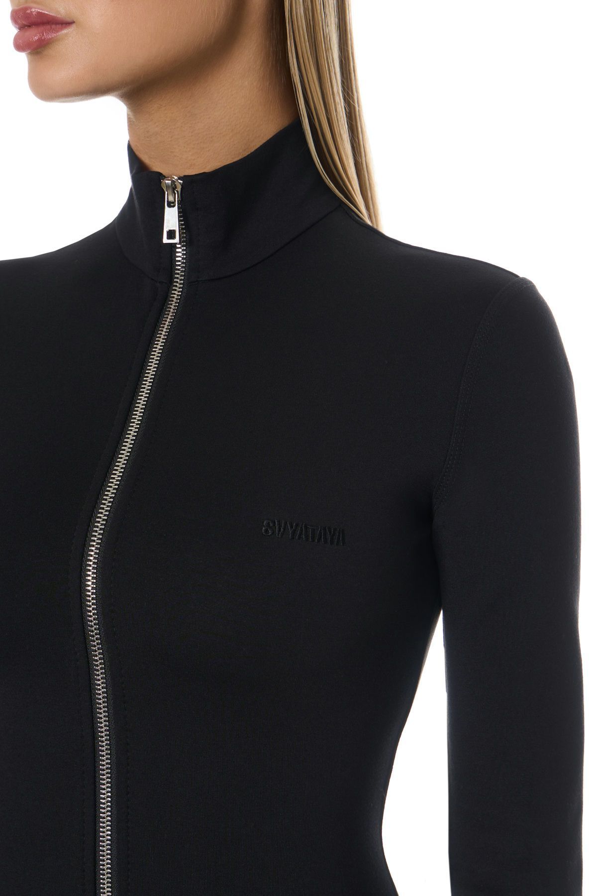 Minikleid mit Reißverschluss