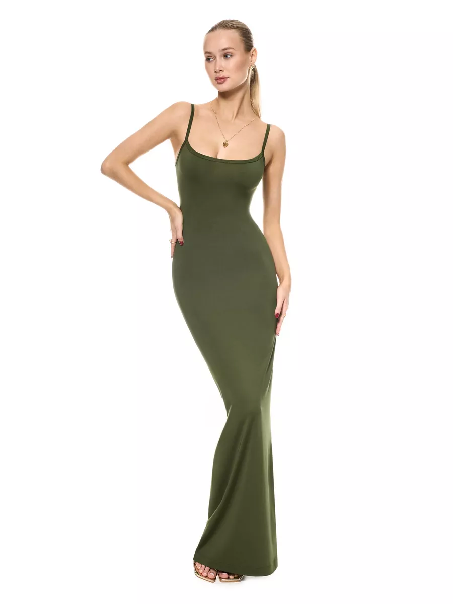 Maxikleid Biflex Grün