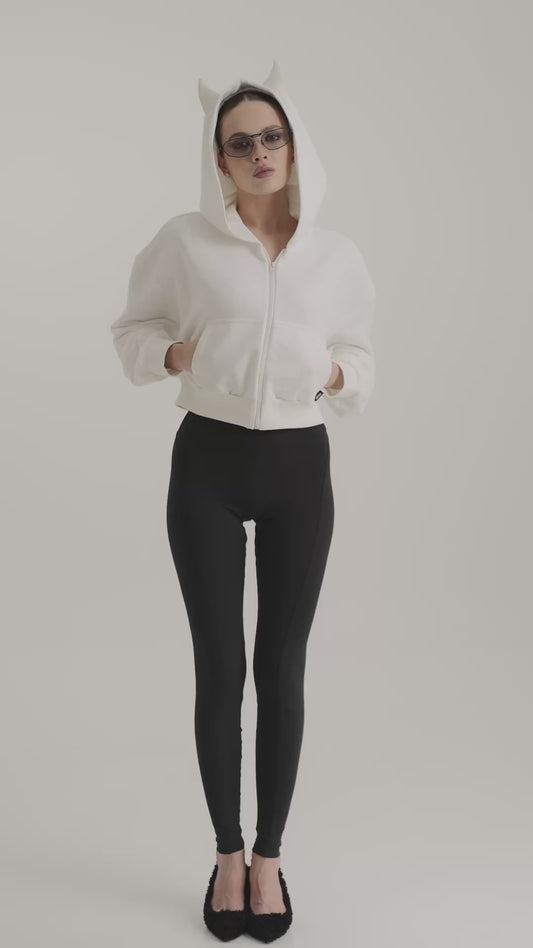 Hoodie ‘Little White Devil’