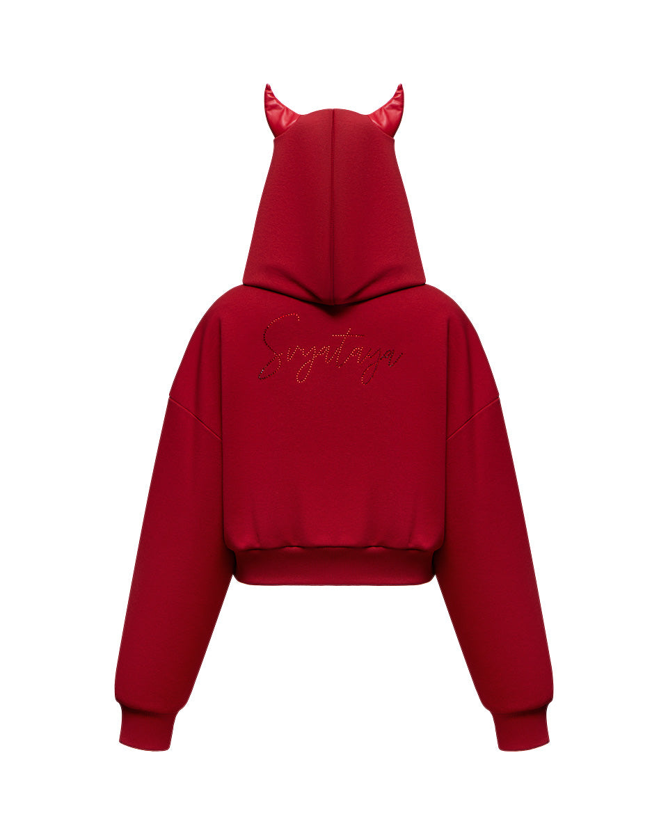 Red Crystal Hoodie